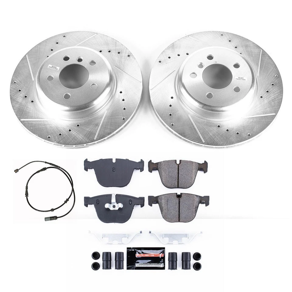 Kit de frenos de disco PowerStop - trasero - se adapta a BMW 740Ld xDrive 2015, BMW 740Li 2011-201 Foto 1 de 4