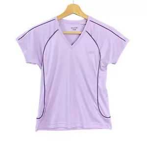Reebok activewear tshirt womens size XS purple v neck short sleeve | sports yoga - Picture 1 of 17