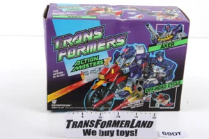 Transformers Hasbro G1 Axer Box Only Action Masters 1990 de colección - Imagen 1 de 3