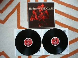 The Clash The Story Of The Clash Volume One Double Vinyl 1988 CBS 1st Press 2 LP - Picture 1 of 19