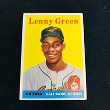 1958 Topps #471 LENNY GREEN Baltimore Orioles VG *GT18A
