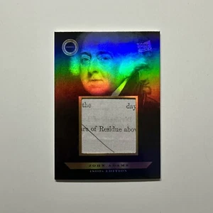 John Adams 2024 Pieces Of The Past 1800’s Edition Authentic Relic - Bild 1 von 2