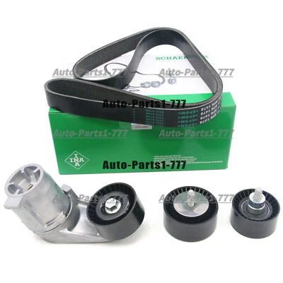 For BMW 335i N55 740i F10 M235i X5 M2 INA Belt Tensioner Pulley Kit 11288604266 — 第 1/4 张图片