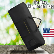 Portable 61-Key Keyboard Electric Piano Padded Case Gig Bag Waterproof Oxford US