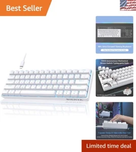 Compact 61-Key DK61se Mechanical Keyboard with Brown Switches & RGB Backlight - Picture 1 of 9