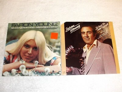 (2) SEALED LP's - Faron Young "Sings Leavin-Sayin Goodbye","I'd Just Be Fool..." - Image 1 of 2