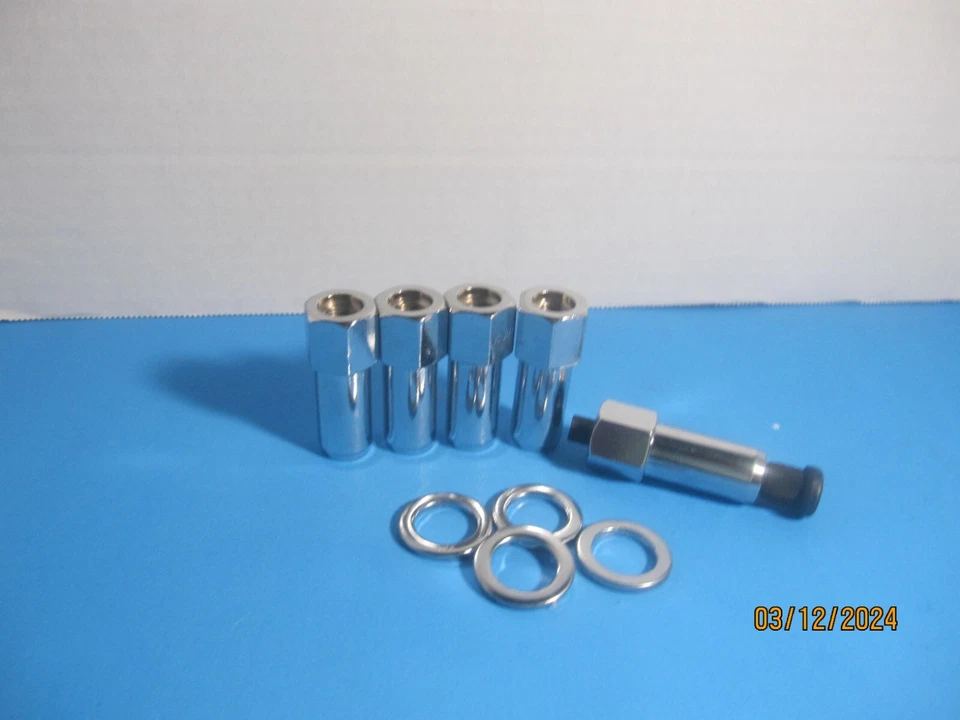 10 CENTER LINE OPEN END  LUG NUTS  7/16-20 AUTO DRAG LITE WHEELS 3 1/2" WIDE - Image 1 of 1