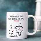 funny lovers coffee ceramic mug friend birthday gift tea cup home milk cup Mug