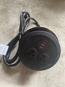 Toma de corriente continua BYRNE Eclipse CA y USB BE03816-2-1-Z130-MR1-72 NEGRA - Imagen 1 de 4