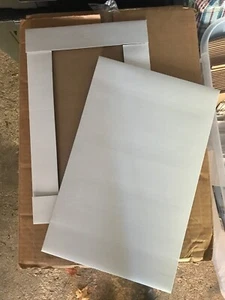 Set of 10 White Glossy Cardstock Apparel 2-Piece Gift Boxes, 15" x 9.5" x 2" - Picture 1 of 1
