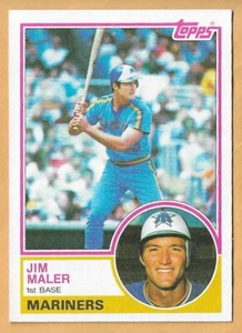 Jim Pinter Seattle Mariners #54 - Topps casi nuevo-como nuevo 1983 - Imagen 1 de 2