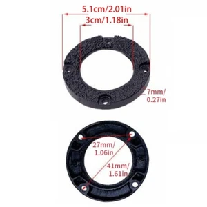 Lightweight Aluminum Round Panel Trim Circlet For 1.25/1inches Tweeter Speakers - Picture 1 of 11