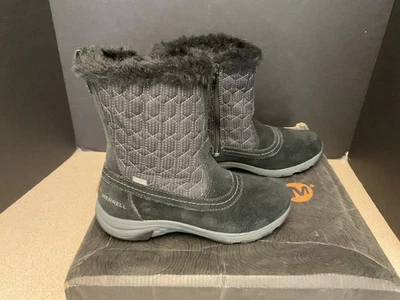 ¡Nuevo! Botas impermeables polares altas MERRELL Ryeland para mujer. Talla 6,5. ¡Bonitas botas! Foto 1 de 4