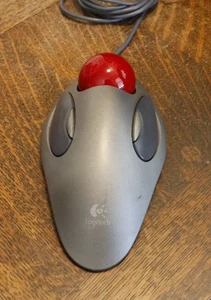 Logitech T-BC21 Trackman Marble Wired USB Trackball Mouse - Afbeelding 1 van 6