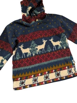 Винтажные женские REI XS? S? Polartec флис куртка с капюшоном шерпа США зима - Изображение 1 из 4