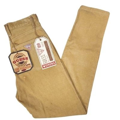 NUEVO Pantalones de Pana Deadstock para Mujer Guess Jeans Hechos en Estados Unidos Calce Ajustado 28x29 Foto 1 de 4