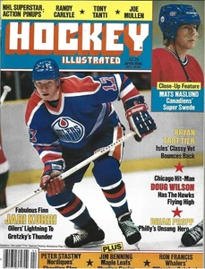 REVISTA ILUSTRADA DE HOCKEY DE ABRIL DE 1986 RESISTENTE CASI NUEVA+ - ¡PORTADA JARI KURRI (HOF)!! - Imagen 1 de 1