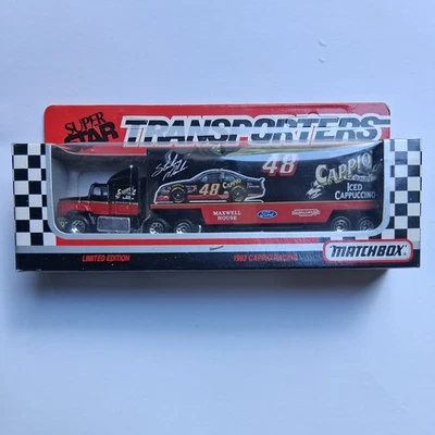 Matchbox Transporters Super Star Series 1993 1:87 #48 Sterling Marlin/Cappio Foto 1 de 3