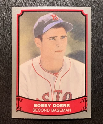 Bobby Doerr  1988 BASEBALL LEGENDS  Boston Red Sox  PACIFIC TRADING  Card #73 - Image 1 of 2