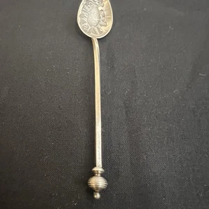 Antique Sterling Silver Demitasse Spoon Collectible - Picture 1 of 5
