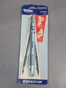 Staedtler Halfpipe Pen-Style Compass 12 Inch Diameter 4 Leads 9582BK New - Picture 1 of 3
