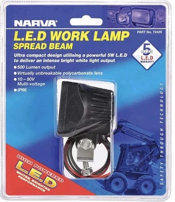 Narva LED Work Lamp Spread Beam - 500 Lumens 10-80 Volt 72429  - image 1 of 2