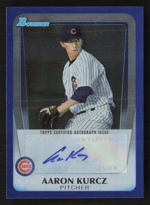 2011 Bowman Draft Picks Prospects BPA-AK Aaron Kurcz Prospects Auto Blue /199 - Picture 1 of 2