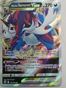 Hisuian Samurott VSTAR Ultra Rare SWSH10: Astral Radiance 102/189 NM - Bild 1 von 2