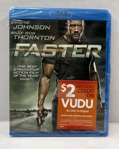 Faster (Blu-ray, 2010) Dwayne "the Rock" Johnson - Brand New/Sealed - Picture 1 of 6