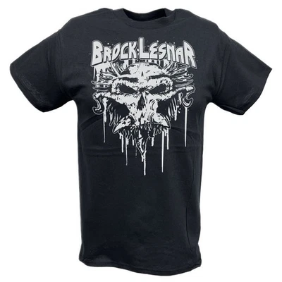Brock Lesnar Carnage Skull Black Mens T-shirt - Image 1 of 4