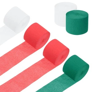 6 Roll 492 ft Crepe Paper Streamers Wedding Decoration Streamers Party Decora... - Picture 1 of 5