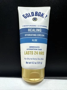 Gold Bond heilende/feuchtigkeitsspendende Creme - Aloe - sofortige Feuchtigkeit 4,3 Oz. Trockene Haut - Bild 1 von 6