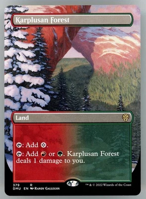 Karplusan Forest (Borderless) Dominaria United Regular - Image 1 of 2