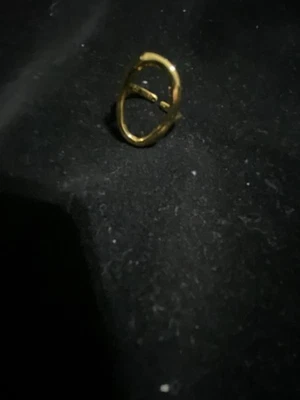 Anillo Kate Spade New York Tono Dorado Contorno Ovalado Ajustable Foto 1 de 3