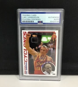 Cael Sanderson Signed Autographed Iowa State Cyclones 159-0 Card PSA Authentic - Picture 1 of 2