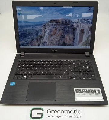 ACER ASPIRE A315-31 15,6" N3350 1,10GHz 4GO 500GB SSD SN: NXGNTEF001734020557600 - Photo 1/4