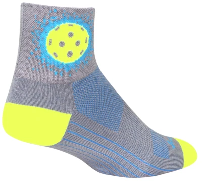 Socks - SockGuy - Pickle Nova Gray S/M 3" Classic Cycling/Running NEW - Image 1 of 4