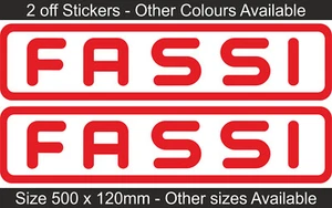 Grúa hidráulica Fassi | Gráfico de calcomanía adhesiva | Varios colores | BB182 - Imagen 1 de 2