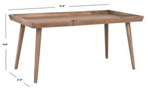 Safavieh NONIE COFFEE TABLE WITH TRAY, Reduced Price 2172751935 COF5700B - Picture 1 of 5