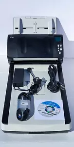 (Over 20 SOLD) Fujitsu fi7260 Flatbed Scanner (DVD driver+In Tray+OEM AC+USB) - Picture 1 of 12