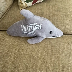 Fiesta Gris Invierno Delfín Peluche Clearwater Marino Acuario Spellout - Imagen 1 de 6
