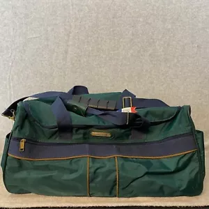 American Tourister Vintage Green Carry On Shoulder Travel Overnight Bag Duffel - Picture 1 of 13
