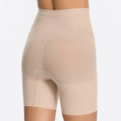 Pantalón corto Spanx Shape Wear Mid Thigh power en suave nude talla 2X Foto 1 de 4