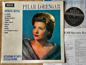 DECCA SXL 6267 WB PILAR LORENGAR OPERATIC RECITAL LP PATANE (1971) EX++ ENGLAND - Picture 1 of 3