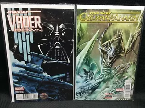 Star Wars Vader Down #1 Variant & Star Wars Obi-Wan & Anakin #3 lot - Picture 1 of 5