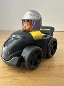Fisher Price Little People WHEELIES MICHAEL in BLACK RACE CAR #8 Replacement - Picture 1 of 7