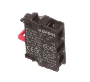 Módulo de contacto Siemens 3SU1400-1AA10-1CA0, cientos disponibles - SELLADO DE FÁBRICA - Imagen 1 de 4