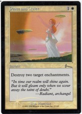 Peace and Quiet - Urza's Legacy Moderate Play Foil Magic mtg MP
