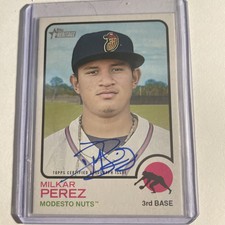 2022 Topps Heritage Minor League Edition - Real One Autographs #ROA-MP Milkar...