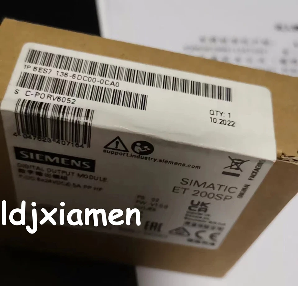 New Siemens 6ES7136-6DC00-0CA0 6ES7136-6DC00-0CA0 6ES71366DC000CA0 136-6DC00 - Image 1 of 1